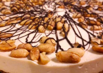 pâtisserie bio et vegan à Caen - Cheesecake cacahuètes