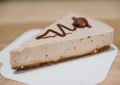 Pâtisserie bio et vegan à Caen - Cheesecake praliné