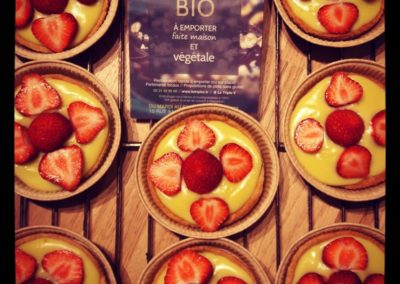 Pâtisserie bio et vegan à Caen - Tartelettes aux fraises